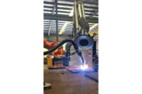 Close-up-of-welding-in-action-and-RAVEX-Mobile-Welding-Fume-Station-arm-in-the-background