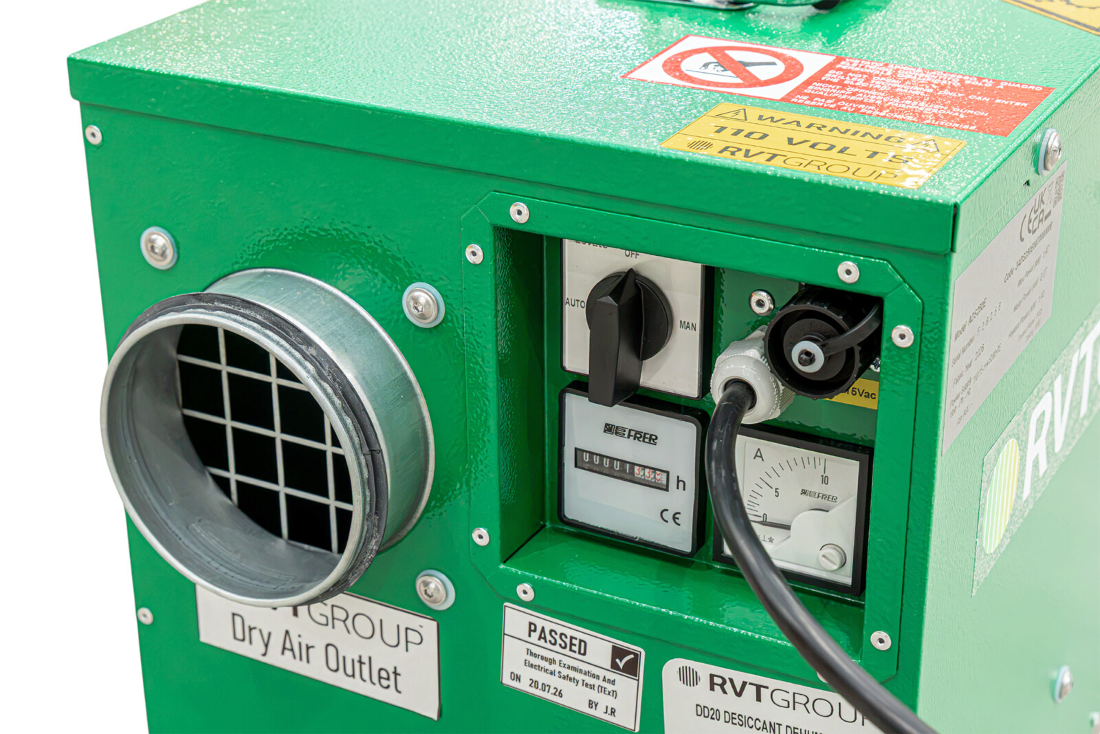 Climex-Desiccant-Dehumidifier-DD20-Controls