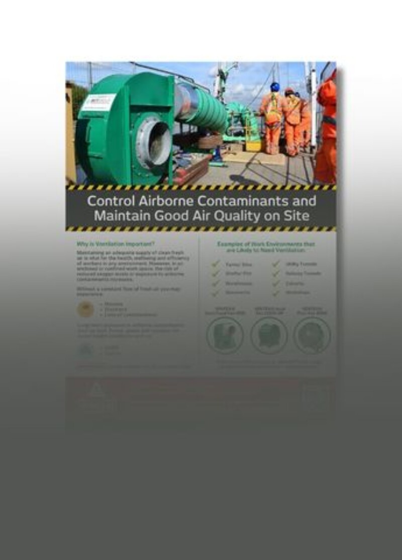 Contaminants and good air quality poster