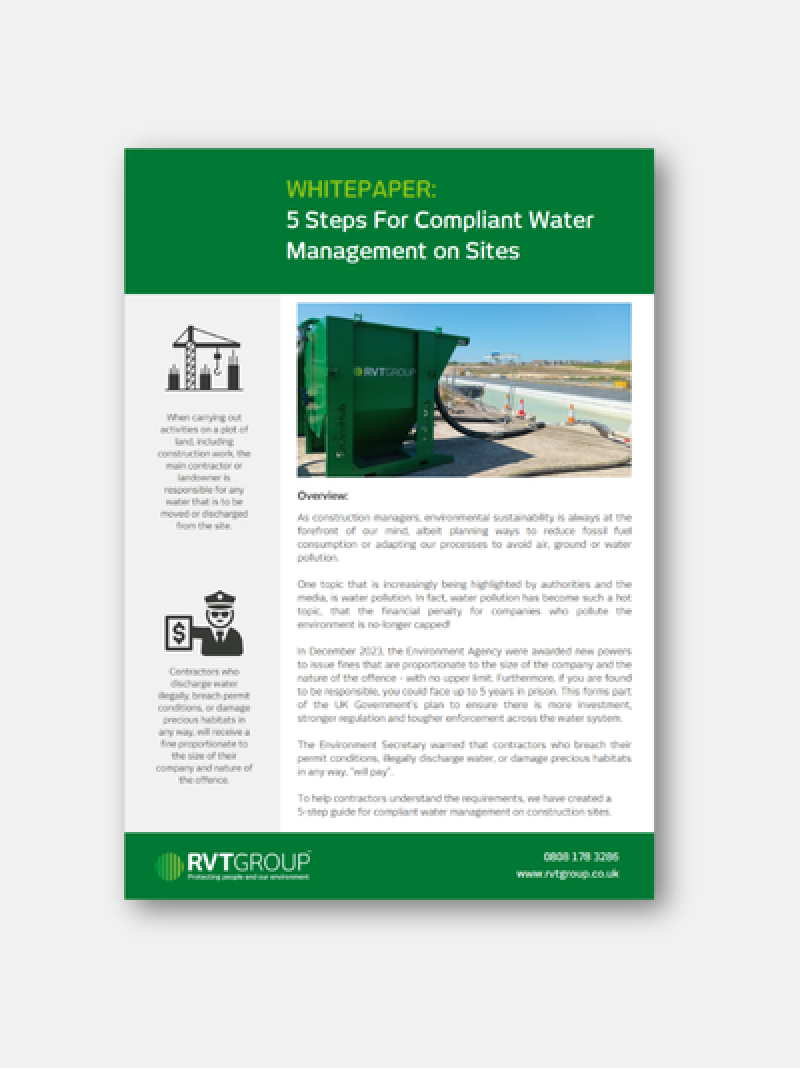 5 Steps for Compliant Water Management on Construction Sites whitepaper