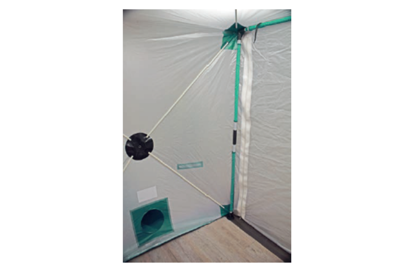 Dustex Air-Lock internally before works commence on a healthcare project