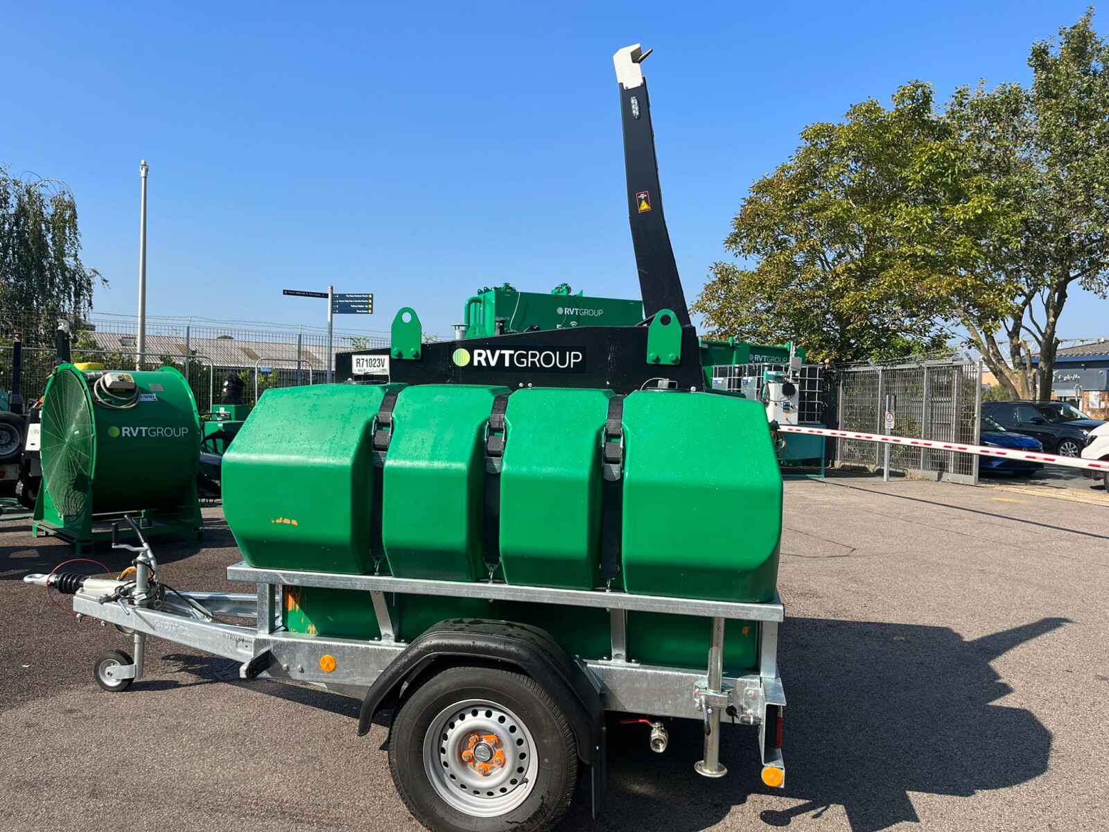 Dustex Hydramist 50GT dust suppression unit with jet elevated