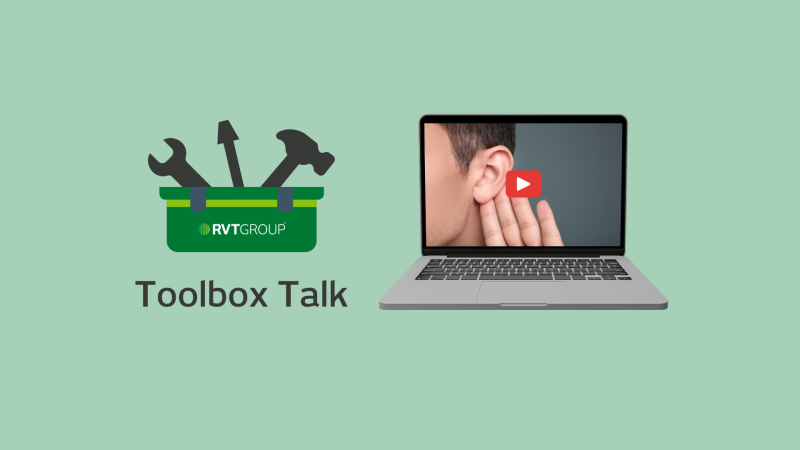 Noise control briefing toolbox talk