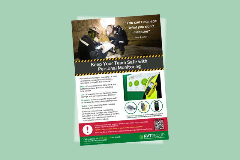 Keep your team safe with Personal monitoring, construction