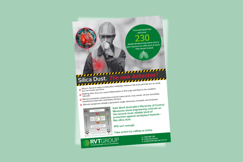 Silica dust: What you need to know free poster