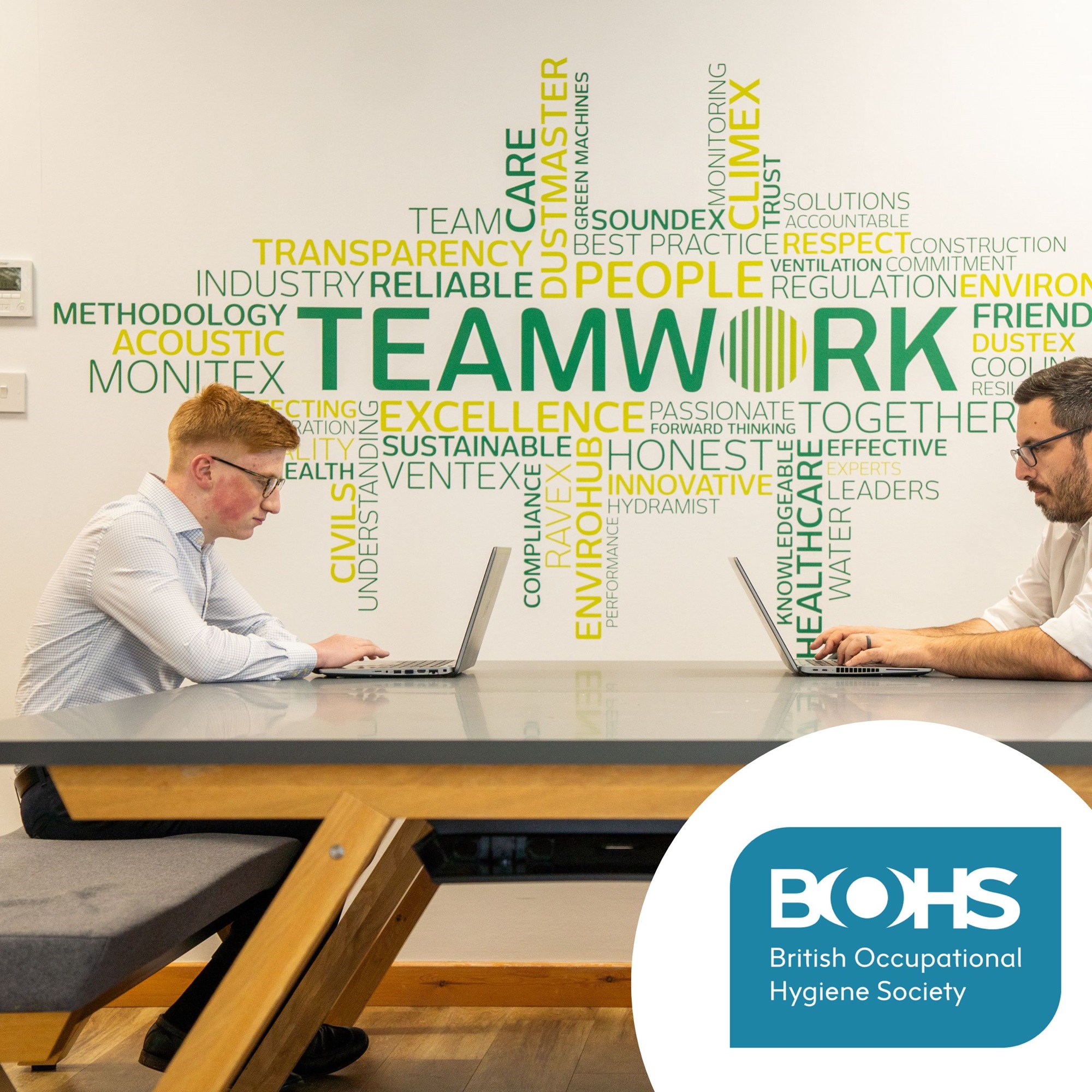 Suzy catching up with the marketing team