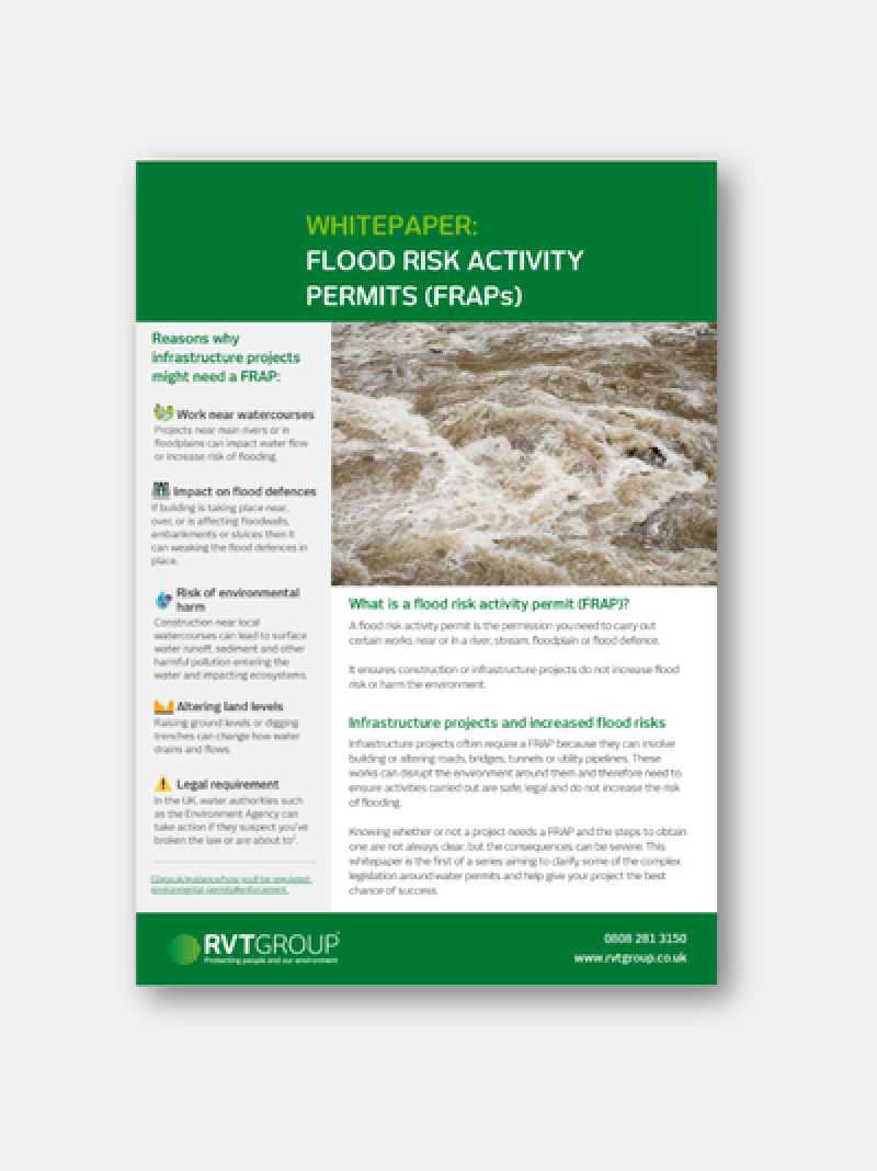 Water Treatment - Flood Risk Activity Permits whitepaper