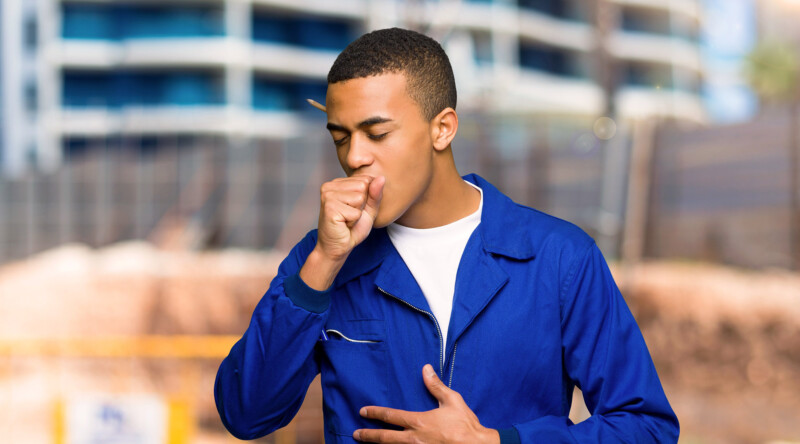 Asthma-Coughing-Construction-Worker