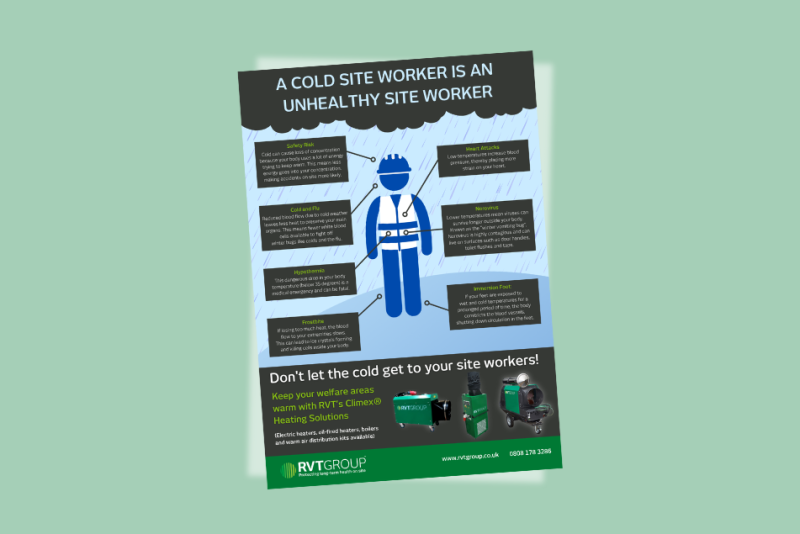 A Cold Site Worker is an Unhealthy Site Worker construction heating spacer heater