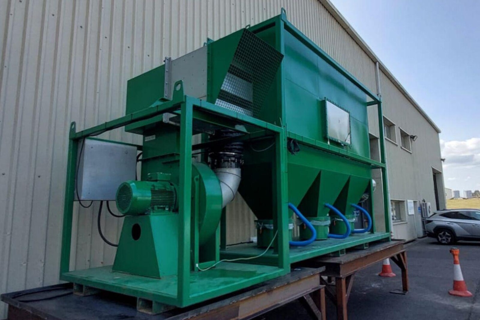 DUSTEX clearblast® 900G abrasive blasting dust extraction system