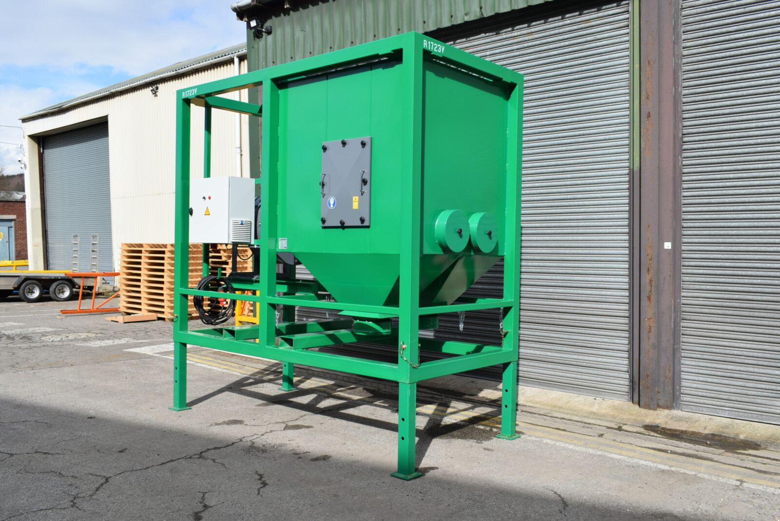 Dustex ClearBlast 800 shot blasting extraction system