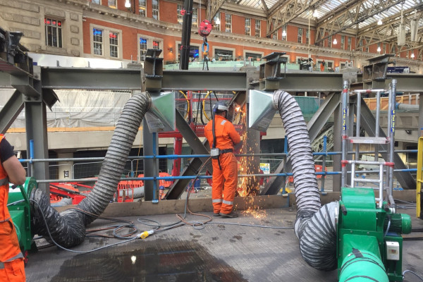 Fume control at Waterloo station