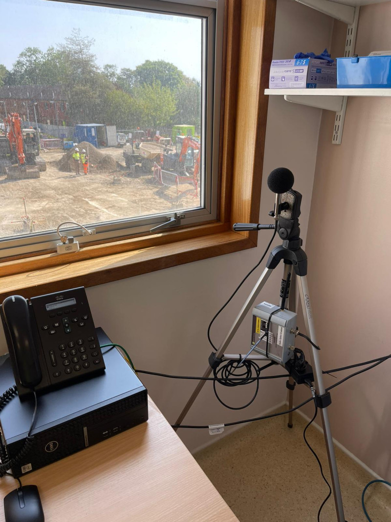 Hinchingbrooke Hospital noise monitor 3