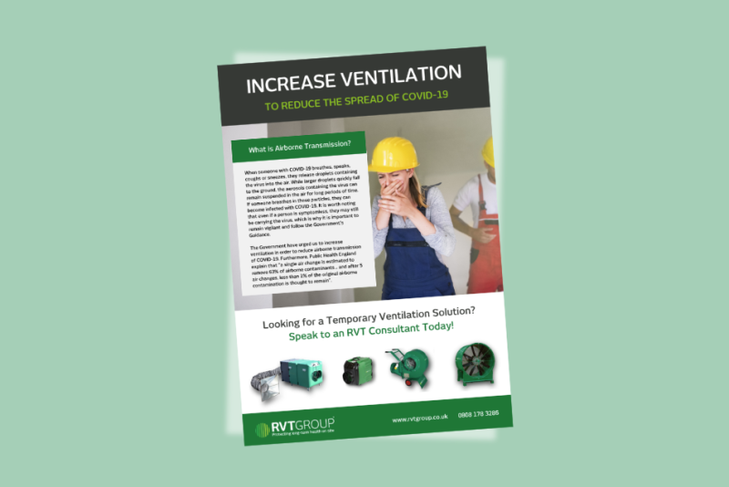 Increase Ventilation To Reduce the Spread of COVID-19
