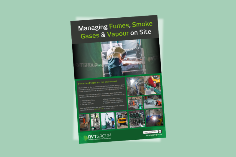 Managing Fumes, Smoke, Gases & Vapours on Site construction