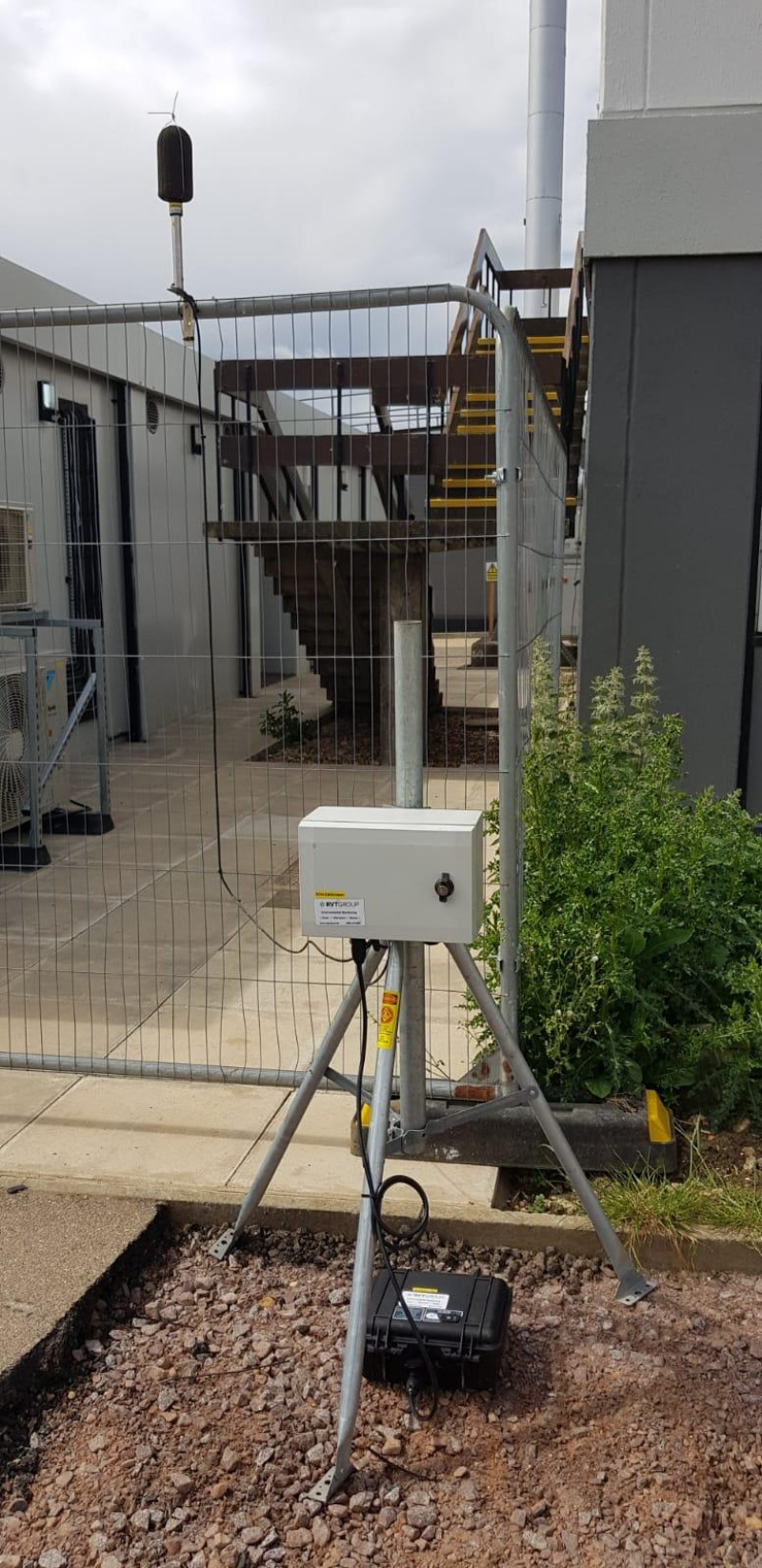 Noise monitor with battery Graham Const Hinchingbrooke Hospital 1