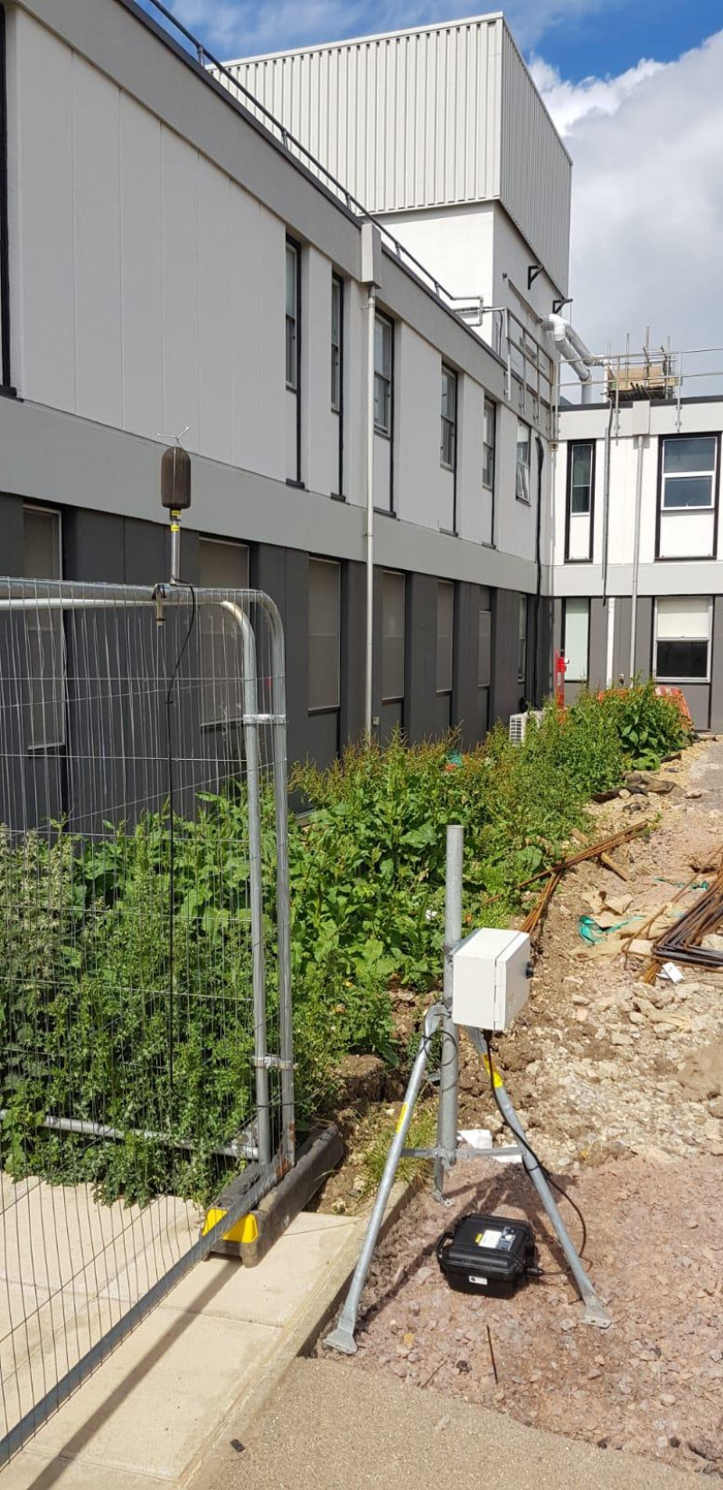 Noise monitor with battery Graham Const Hinchingbrooke Hospital 3