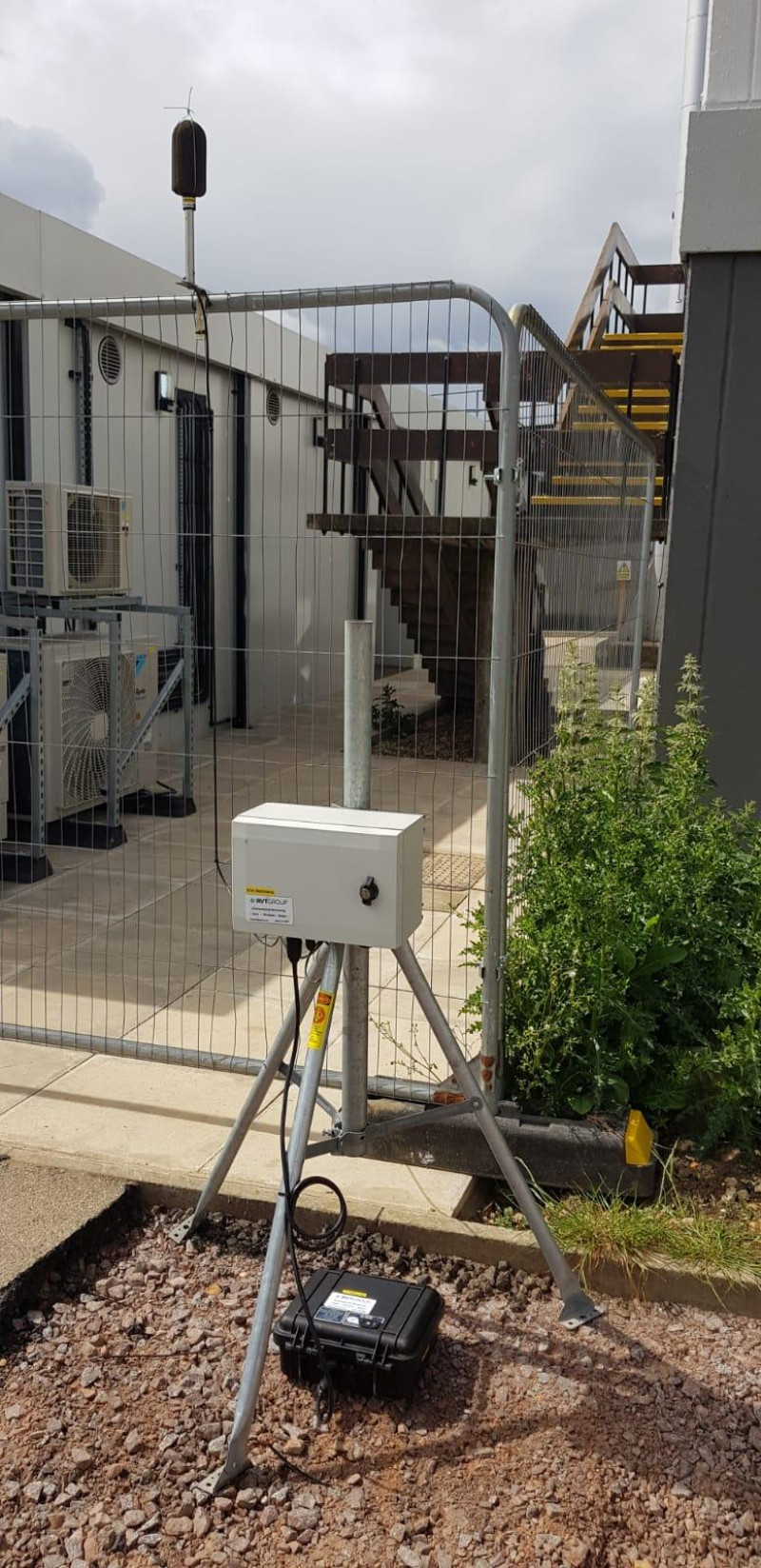 Noise monitor with battery Graham Const Hinchingbrooke Hospital 4