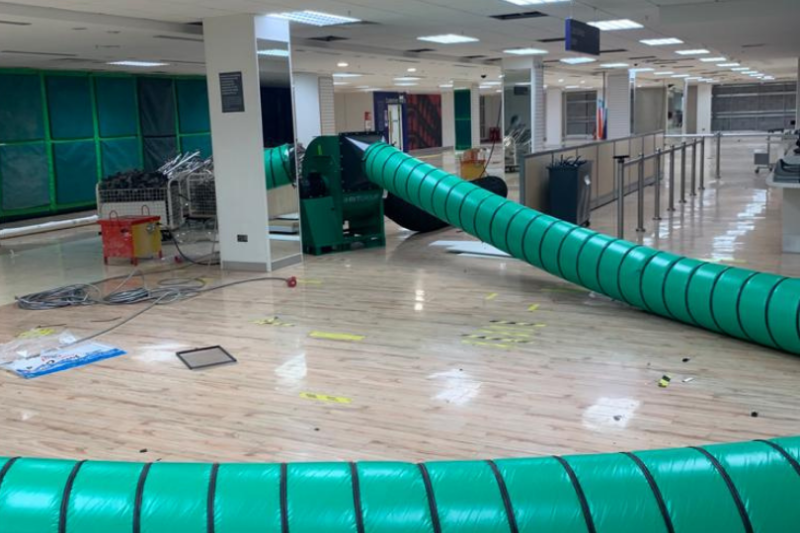 Primark dust and noise control retail renovation