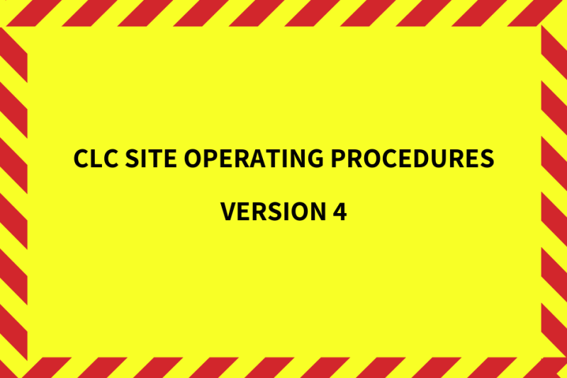 CLC Site Operating Procedures Version 4 Image