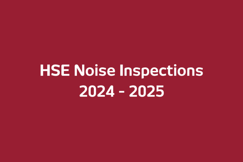 HSE Noise Inspections 24 25