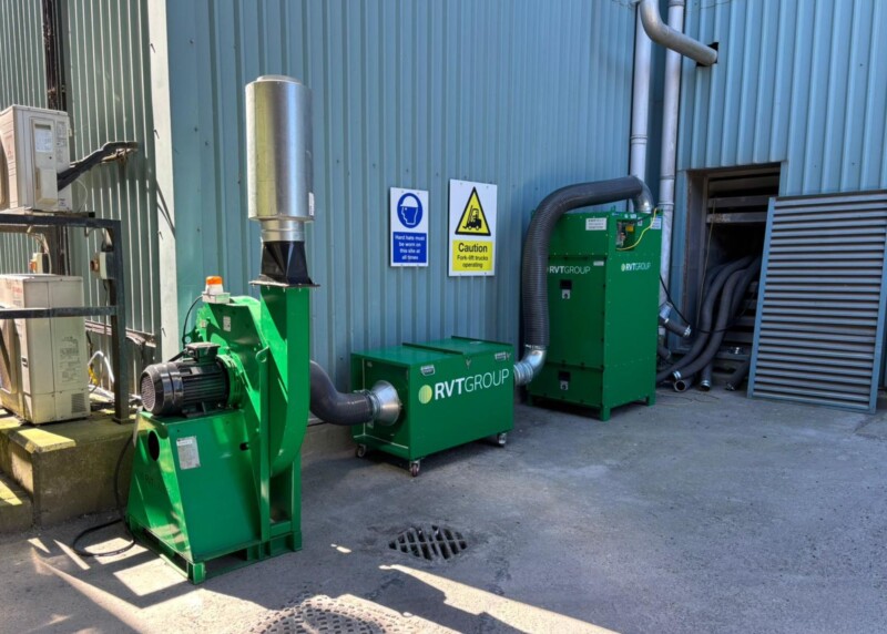 Industrial install at an energy from waste plant