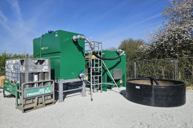 hitachi water treatment set up