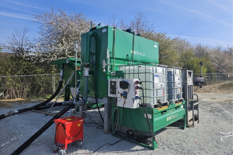 hitachi water treatment set up