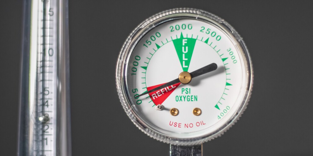 low oxygen dial