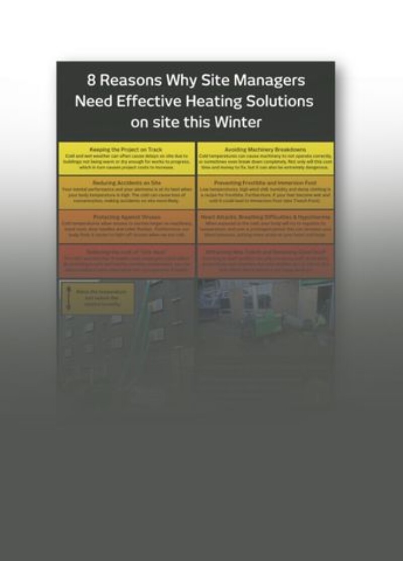 Poster 8 Reasons Why Site managers Need Effective Heating-Shaded