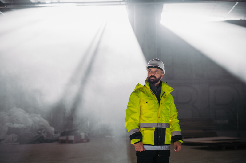 Construction-Foreman dust