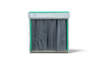 RAVEX® Welding Control Container – front view with security shutter open